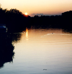 Sunset on Thames