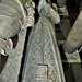 turvey church, beds  (12)c16 tomb with effigies of 2nd lord mordaunt +1571 and his two wives