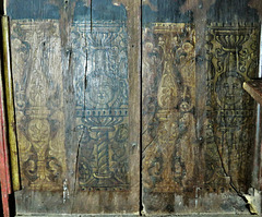 chivelstone church devon  , mid c16 screen dado
