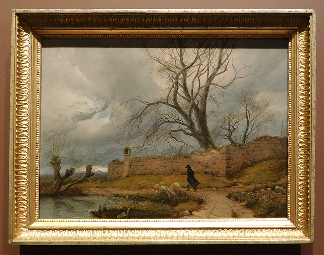 Wanderer in the Storm by Von Leypold in the Metropolitan Museum of Art, February 2019