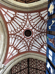 edington church wilts c17 roof, plaster vaulting