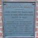 Plaque of the Witch Dungeon Museum in Salem, June 2010