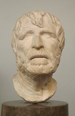 Marble Head of an Old Man, Perhaps the Poet Hesiod (Pseudo-Seneca) in the British Museum, May 2014