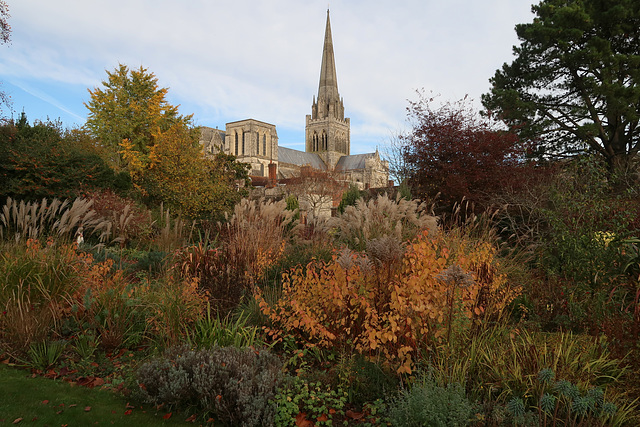 Chichester Cathedral, autumn