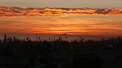 Misty sunset in Monte Gordo