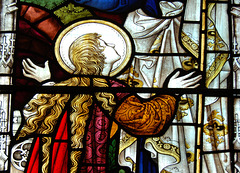 Detail of Stained Glass, Christ Church, New Mill, West Yorkshire