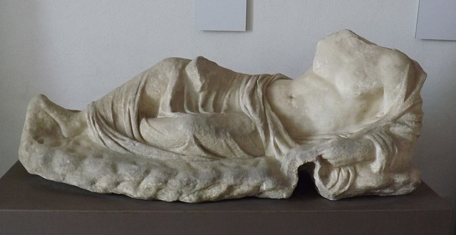 Statue of Oceanus in the Museo Campi Flegrei, June 2013