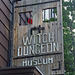 Witch Dungeon Museum Sign in Salem, June 2010