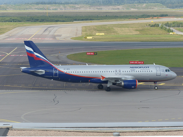 VP-BZS at Helsinki - 5 August 2016