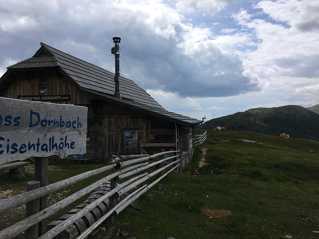 Höchste Erhebung der Nockalmstrasse Richtung Innerkrems