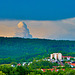 Merkwürdige Wolke über Gaildorf