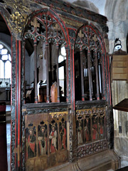 chivelstone church devon , early c16 rood screen