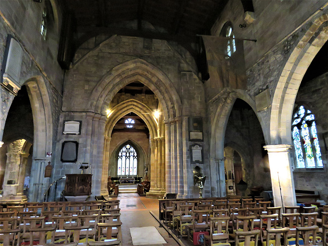 wirksworth church, derbs , c13 with much c19 alteration