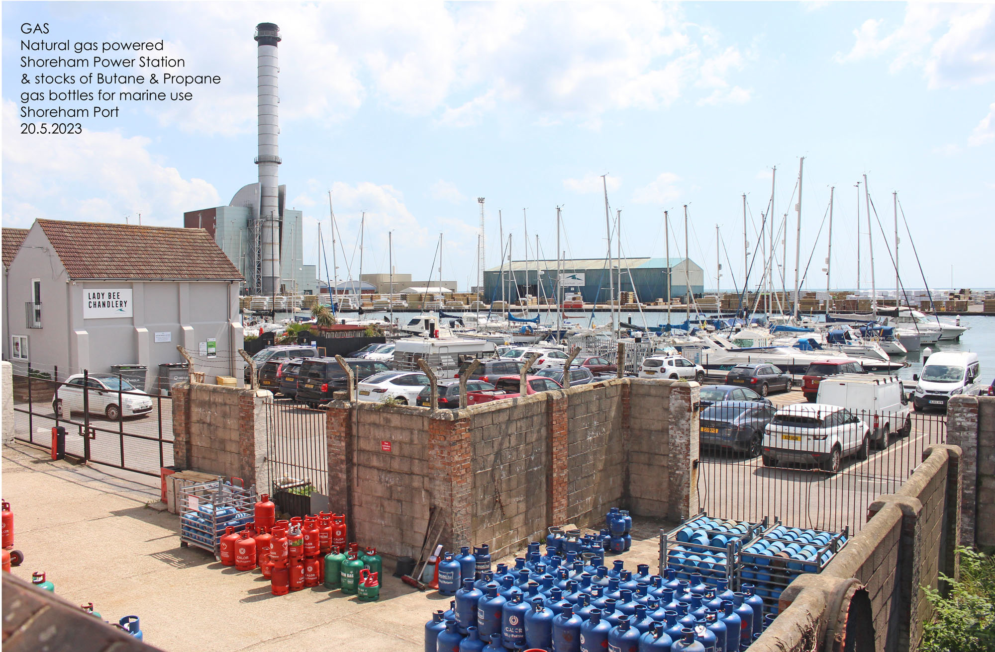 Gas - power station & bottled gas Shoreham Port 20 5 2023