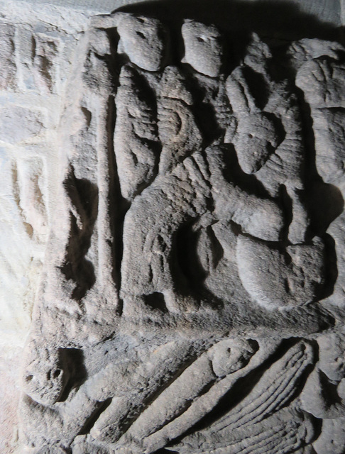 wirksworth church, derbs ; c9 carved slab