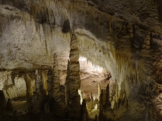 In the Frassisi caves