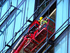 Construction worker in safety conditions