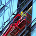 Construction worker in safety conditions