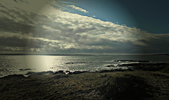 l'ile de Groix à l'horizon,