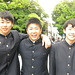 Jeunes collégiens à Ise (Kansai, Japon)
