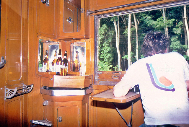 First Class 1981 im Zug nach Bankok 1981