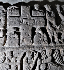 wirksworth church, derbs ; c9 carved slab