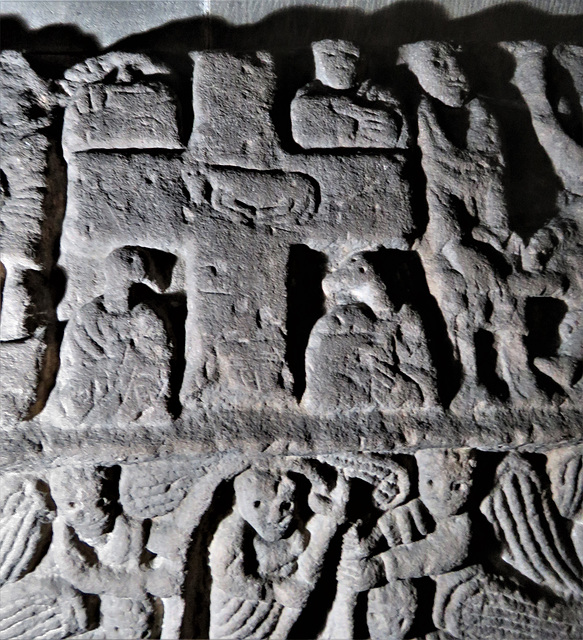wirksworth church, derbs ; c9 carved slab