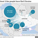 UKR - refugee flows map, 22nd March 2022
