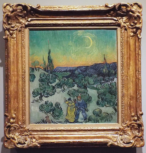 A Walk at Twilight by Van Gogh in the Metropolitan Museum of Art, July 2023