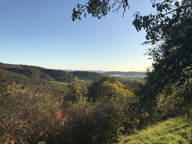 Blick zur schwäbischen Alb