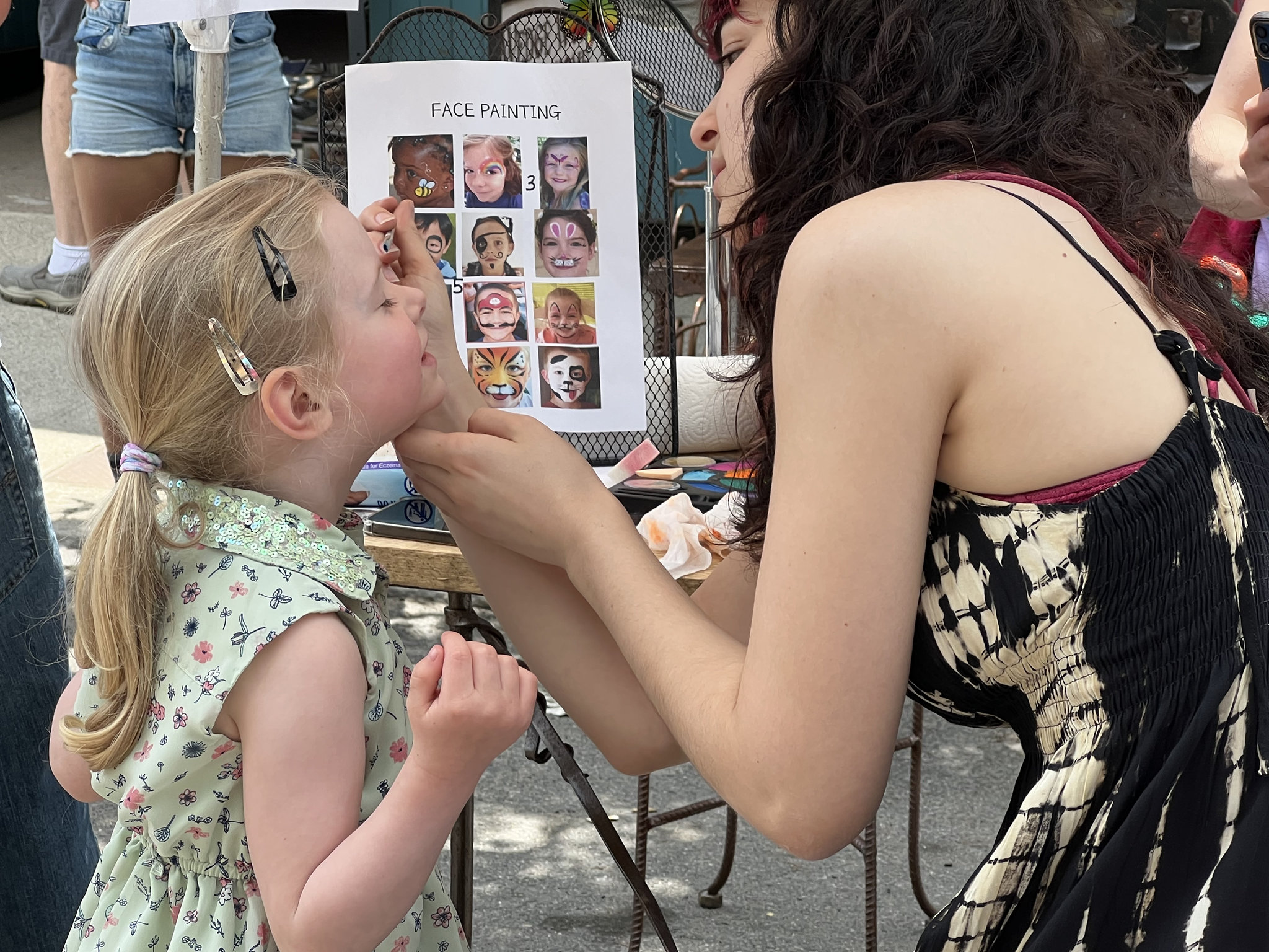 chaos face painting