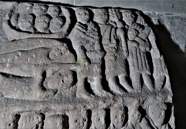 wirksworth church, derbs ; c9 carved slab