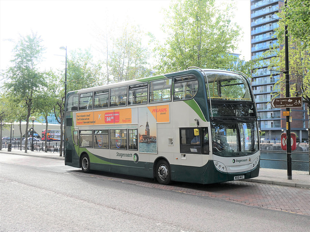 Stagecoach Manchester 12034 (MX10 MVZ) at Salford Quays - 24 May 2019 (P1020102)