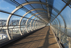 Skywalk S3-->U4 Station Elbbrücken