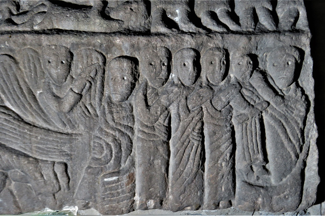 wirksworth church, derbs ; c9 carved slab