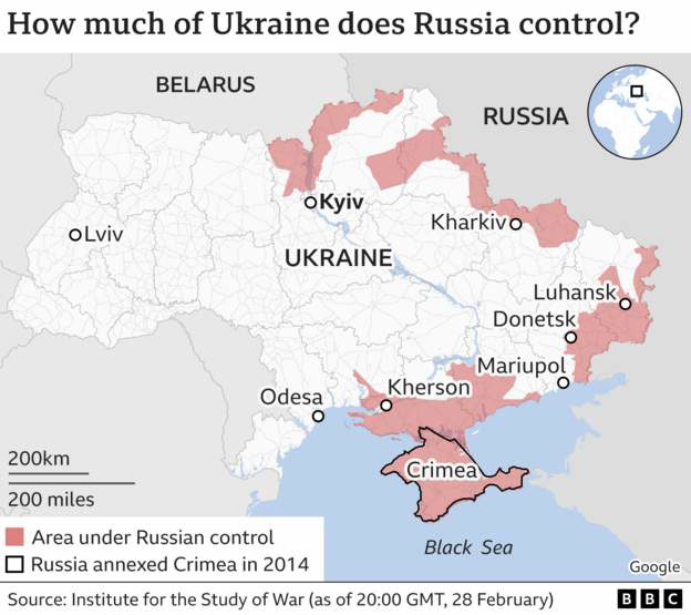 UKR - overview , 28th Feb 2022