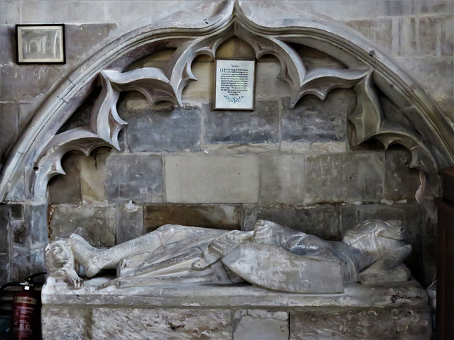 edington church, wilts, c14 knight effigy tomb imber   (2)