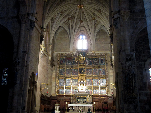 A view to the altar.