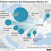 UKR - refugee flows map , 8th March 2022