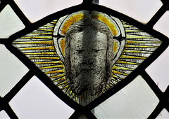 edington church wilts  c16 glass from imber