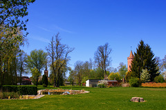 Putlitz, Kirchturm und Bergfried