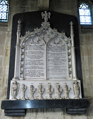 edington church wilts c19 tomb tayler family 1852 by white