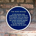 Blue plaque for the alms houses