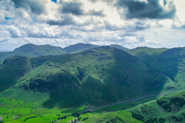 View South from The Langdale Pikes