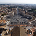 View of Roma from the dome of St. Peter - The most famous roof of the world