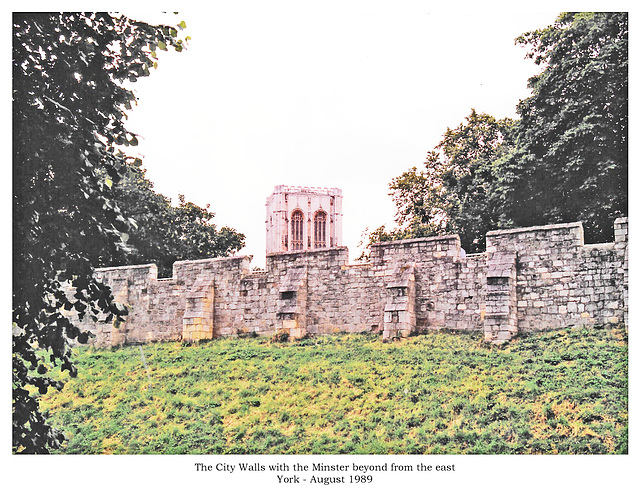 York City Walls from east August 1989