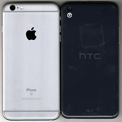 iPhone 6S Plus compared to HTC One
