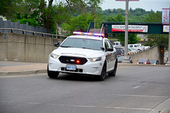 Canada 2016 – Guelph – After a training by the British police, Guelph police drive on the left
