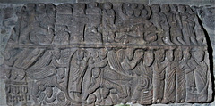 wirksworth church, derbs ; c9 carved slab