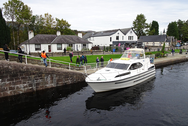 Cruiser On The Caledonian Canal